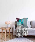 - Sonil-K-259-Gorsel2 - Realhomes  Mavi Bahçe Dijital Baskılı Dekoratif Raşel Kadife Yastık Kırlent Kılıfı Realhomes