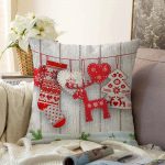 - Sonil-K-3029-Gorsel1 - Realhomes Yılbaşı Temalı Dijital Baskılı 3 D Raşel Kadife Yastık Kırlent Kılıfı Realhomes