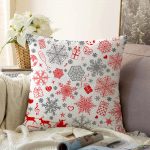 - Sonil-K-3030-Gorsel1 - Realhomes  Yılbaşı Motifleri Dijital Baskılı Dekoratif Raşel Kadife Yastık Kırlent Kılıfı Realhomes