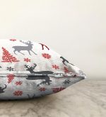 - Sonil-K-3047-Gorsel3 - Realhomes Beyaz Zeminde Yılbaşı Motifleri Dijital Baskılı Raşel Kadife Yastık Kırlent Kılıfı Realhomes