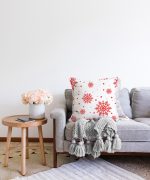 Realhomes Özel Tasarımlı Dijital Baskılı Modern Raşel Kadife Yastık Kırlent Kılıfı Realhomes