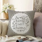 - Sonil-K-307-Gorsel1 - Realhomes Home Sweet Home Dijital Baskılı Dekoratif Raşel Kadife Yastık Kırlent Kılıfı Realhomes