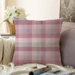 - Sonil-K-3092-Gorsel1 - Realhomes  Gri Zeminli Ekose Desenli Dekoratif Raşel Kadife Yastık Kırlent Kılıfı Realhomes