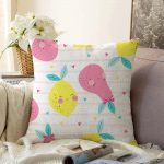 Realhomes Özel Tasarımlı Dijital Baskılı Modern Raşel Kadife Yastık Kırlent Kılıfı Realhomes