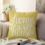 - Sonil-K-313-Gorsel1 - Realhomes Home Sweet Home Dijital Baskılı Dekoratif Raşel Kadife Yastık Kırlent Kılıfı Realhomes