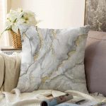 - Sonil-K-3136-Gorsel1 - Realhomes  Modern Mermer Desenli Dijital Baskılı Raşel Kadife Yastık Kırlent Kılıfı Realhomes