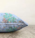 - Sonil-K-3145-Gorsel3 - Realhomes  Açık Mavi Kar Tanesi Temalı Dijital Baskılı Raşel Kadife Yastık Kırlent Kılıfı Realhomes