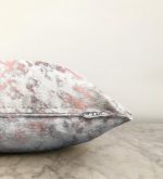 Mermer Zeminli Dijital Baskılı Raşel Kadife Yastık Kırlent Kılıfı Realhomes