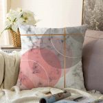 - Sonil-K-3151-Gorsel1 - Realhomes  Geometrik Mermer Desenli Dijital Baskılı Raşel Kadife Yastık Kırlent Kılıfı Realhomes
