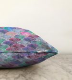 - Sonil-K-3161-Gorsel3 - Realhomes Mavi Zeminde Yuvarlak Desenli Modern Raşel Kadife Yastık Kırlent Kılıfı Realhomes