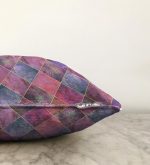 Geometrik Pudra Renkler Modern Tasarımlı Dekoratif Raşel Kadife Yastık Kırlent Kılıfı Realhomes