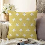 - Sonil-K-318-Gorsel1 - Realhomes  Modern Yıldız Desenli Dijital Baskılı Dekoratif Raşel Kadife Yastık Kırlent Kılıfı Realhomes