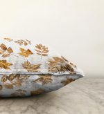 - Sonil-K-3188-Gorsel3 - Realhomes  3D Altın Renkli Yapraklar Özel Tasarım Modern Raşel Kadife Yastık Kırlent Kılıfı Realhomes