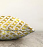 - Sonil-K-3196-Gorsel3 - Realhomes  Geometrik Altın Renkte Desenler Modern Raşel Kadife Yastık Kırlent Kılıfı Realhomes