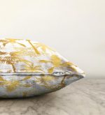 - Sonil-K-3197-Gorsel3 - Realhomes  Altın Renkte Palmiyeler Özel Tasarımlı Raşel Kadife Yastık Kırlent Kılıfı Realhomes