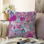 Love You Özel Tasarımlı Çocuk Odası Raşel Kadife Yastık Kırlent Kılıfı Realhomes