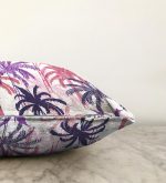 Pudra Renkler Ananas Desenli Özel Tasarım Raşel Kadife Yastık Kırlent Kılıfı Realhomes