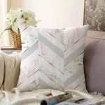 - Sonil-K-3251-Gorsel1 - Realhomes  Mermer Zeminli Geometrik Tasarımlı Raşel Kadife Yastık Kırlent Kılıfı Realhomes