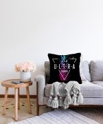 - Sonil-K-3254-Gorsel2 - Realhomes  Siyah Zeminli Ultra Summer Tasarımlı Modern Raşel Kadife Yastık Kırlent Kılıfı Realhomes