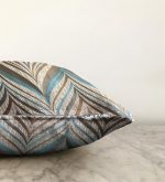 Renklerin Uyumu Geometrik Tasarımlı Dekoratif Raşel Kadife Yastık Kırlent Kılıfı Realhomes