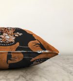 - Sonil-K-3344-Gorsel3 - Realhomes  Zerafet Turuncu Zeminli Özel Tasarım Dekoratif Raşel Kadife Yastık Kırlent Kılıfı Realhomes