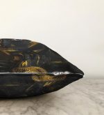 Afrika Gold İnsan Figürlü Modern Dekoratif Raşel Kadife Yastık Kırlent Kılıfı Realhomes