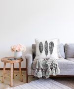 - Sonil-K-3401-Gorsel2 - Realhomes  Karakalem Tüy Desenli Dijital Baskılı Modern Raşel Kadife Yastık Kırlent Kılıfı Realhomes