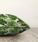 - Sonil-K-3403-Gorsel3 - Realhomes  Suluboya Zambak Yaprakları Çizimli Özel Tasarım Raşel Kadife Yastık Kırlent Kılıfı Realhomes