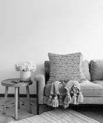 Realhomes 3D Cube Desenli Dijital Baskılı Modern Raşel Kadife Yastık Kırlent Kılıfı Realhomes