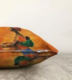 - Sonil-K-3413-Gorsel3 - Realhomes Turuncu Afrikan Women Tasarımlı Dijital Baskılı Raşel Kadife Yastık Kırlent Kılıfı Realhomes