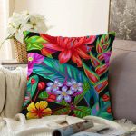 - Sonil-K-3450-Gorsel1 - Realhomes  Realhomes Özel Seri Dijital Baskılı Modern Raşel Kadife Yastık Kırlent Kılıfı Realhomes