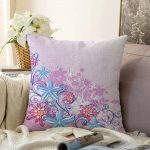 Realhomes Özel Seri Dijital Baskılı Modern Raşel Kadife Yastık Kırlent Kılıfı Realhomes