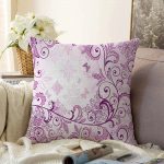 - Sonil-K-3604-Gorsel1 - Realhomes Realhomes Lila Şıklığı Dijital Baskılı Modern Raşel Kadife Yastık Kırlent Kılıfı Realhomes