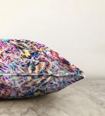 Realhomes Renkli Leopar Desenli Dijital Baskılı Modern Raşel Kadife Yastık Kırlent Kılıfı Realhomes