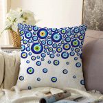 - Sonil-K-3717-Gorsel1 - Realhomes Realhomes Nazar Boncuğu Motifli Dijital Baskılı Modern Raşel Kadife Yastık Kırlent Kılıfı Realhomes