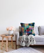 Realhomes Özel Tasarım Dijital Baskılı Modern Raşel Kadife Yastık Kırlent Kılıfı Realhomes