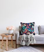 Realhomes Özel Tasarım Dijital Baskılı Modern Raşel Kadife Yastık Kırlent Kılıfı Realhomes