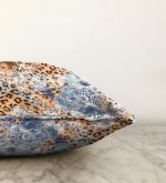 Realhomes Leopar Motifli Dijital Baskılı Raşel Kadife Yastık Kırlent Kılıfı Realhomes