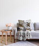 Realhomes Özel Seri Dijital Baskılı Modern Raşel Kadife Yastık Kırlent Kılıfı Realhomes