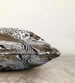 Realhomes Özel Seri Dijital Baskılı Modern Raşel Kadife Yastık Kırlent Kılıfı Realhomes