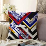 Realhomes Özel Tasarım Dijital Baskılı Modern Raşel Kadife Yastık Kırlent Kılıfı Realhomes