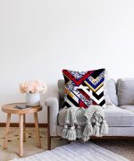 Realhomes Özel Tasarım Dijital Baskılı Modern Raşel Kadife Yastık Kırlent Kılıfı Realhomes