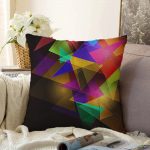 Realhomes Özel Tasarım Dijital Baskılı Modern Raşel Kadife Yastık Kırlent Kılıfı Realhomes