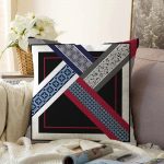 Modern Sanat Tasarımlı Dijital Baskılı Raşel Kadife Yastık Kırlent Kılıfı Realhomes