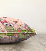 Sevimli Kediler Dijital Baskılı Dekoratif Raşel Kadife Yastık Kırlent Kılıfı Realhomes