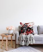 Modern Tasarımlı Dijital Baskılı Raşel Kadife Yastık Kırlent Kılıfı Realhomes