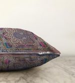 Geometrik Çini Özel Tasarım Modern Raşel Kadife Yastık Kırlent Kılıfı Realhomes