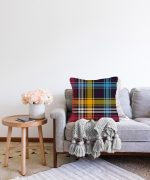 - Sonil-K-4268-Gorsel2 - Realhomes  Renkli Ekose Desenli Özel Tasarım Raşel Kadife Yastık Kırlent Kılıfı Realhomes