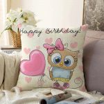 Realhomes Özel Tasarımlı Dijital Baskılı Çocuk Odası Raşel Kadife Yastık Kırlent Kılıfı Realhomes