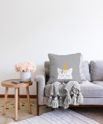 Realhomes Özel Tasarımlı Dijital Baskılı Çocuk Odası Raşel Kadife Yastık Kırlent Kılıfı Realhomes